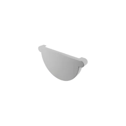 Fond gouttière gris – pièce de finition en PVC gris pour gouttières, résistante et durable – Soavy Madagascar