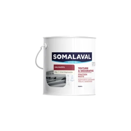 Galvacryl 20kg Somalaval – peinture acrylique professionnelle pour métal et bois, finition résistante et durable – Soavy Madagascar