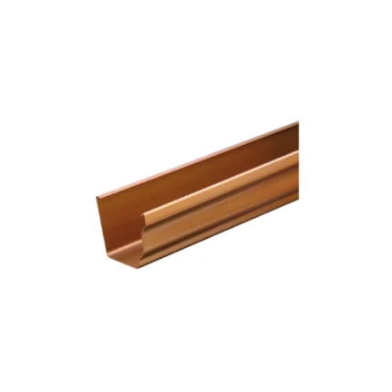 Gouttière carrée marron – gouttière PVC carrée couleur marron pour évacuation des eaux pluviales, résistante et durable – Soavy Madagascar