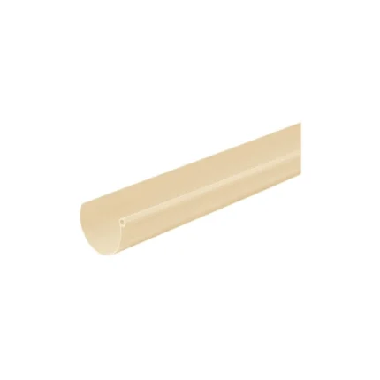 Gouttière PVC couleur sable – gouttière PVC résistante pour évacuation des eaux pluviales, finition sable – Soavy Madagascar