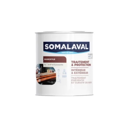 Ikaroxyle 18L Somalaval – vernis protecteur à base de résine oxydée pour bois, finition brillante et durable, usage intérieur et extérieur – Soavy Madagascar