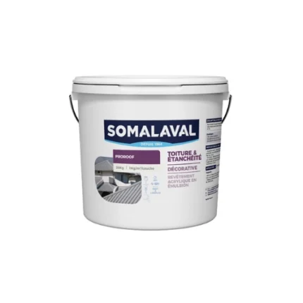 Proroof 20kg Somalaval – peinture d’étanchéité professionnelle pour toitures, protection imperméable et durable contre les intempéries – Soavy Madagascar