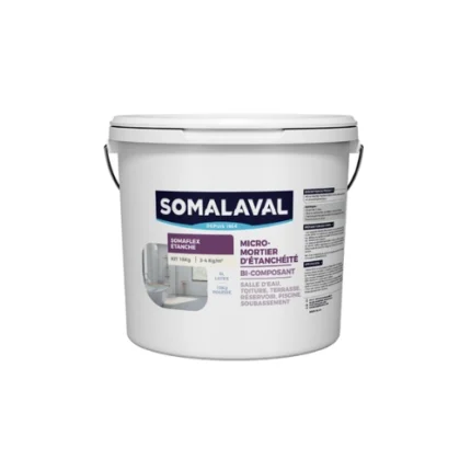 Somaflex Étanche 30kg Somalaval – mastic d’étanchéité professionnel pour joints et fissures, haute résistance à l’eau et aux intempéries – Soavy Madagascar