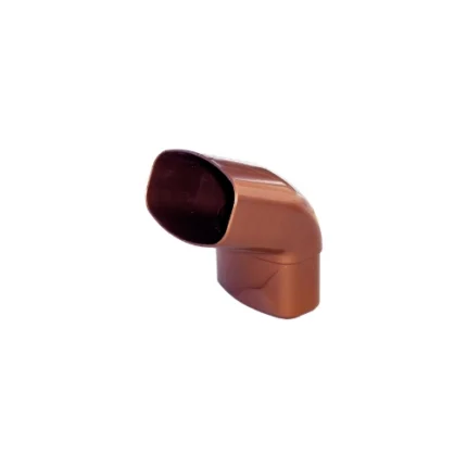 Coude PVC 100 mm 67° carré marron pour raccordement de descentes pluviales – Soavy Madagascar