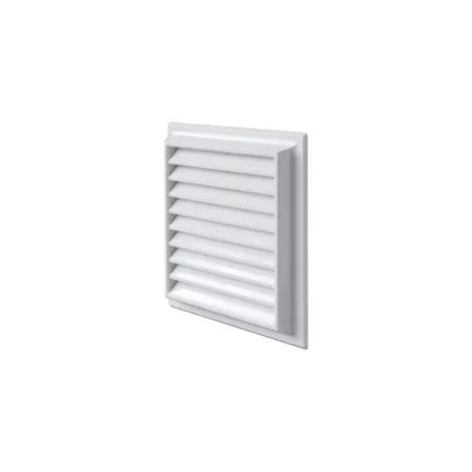 Grille appliquée avec moustiquaire blanche 189x189 mm – Ventilation et protection anti-insectes | Soavy Madagascar