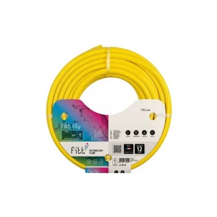 Tuyau d’arrosage Fitt Lily jaune 15 mètres diamètre 15 mm – tuyau flexible et résistant pour jardin Soavy Madagascar